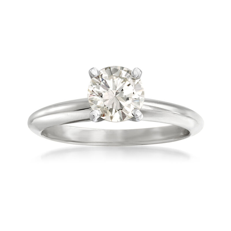 .99 Carat Diamond Solitaire Ring in 14kt White Gold image number 0
