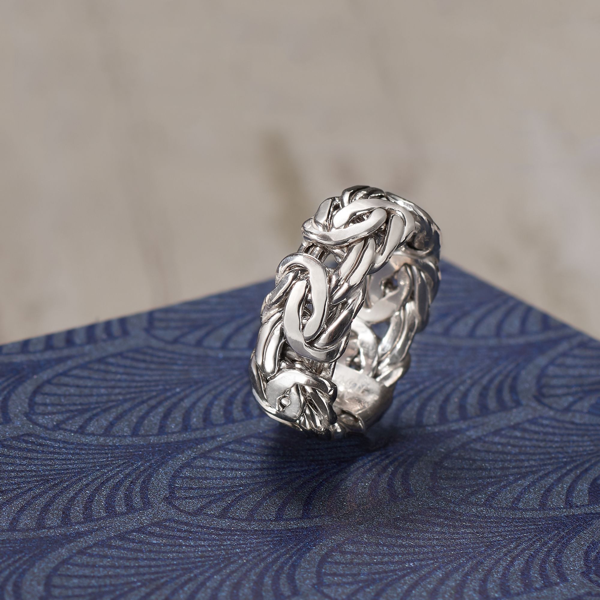 Sterling silver byzantine ring hot sale