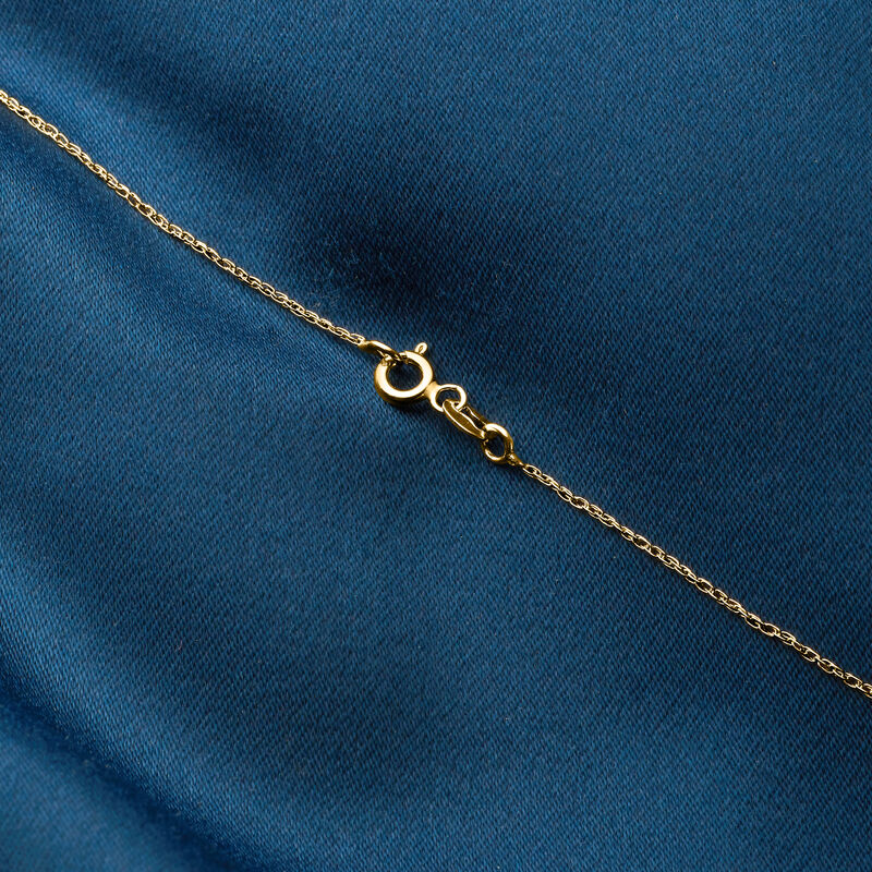 Italian 1mm 14kt Yellow Gold Rope-Chain Necklace image number 3