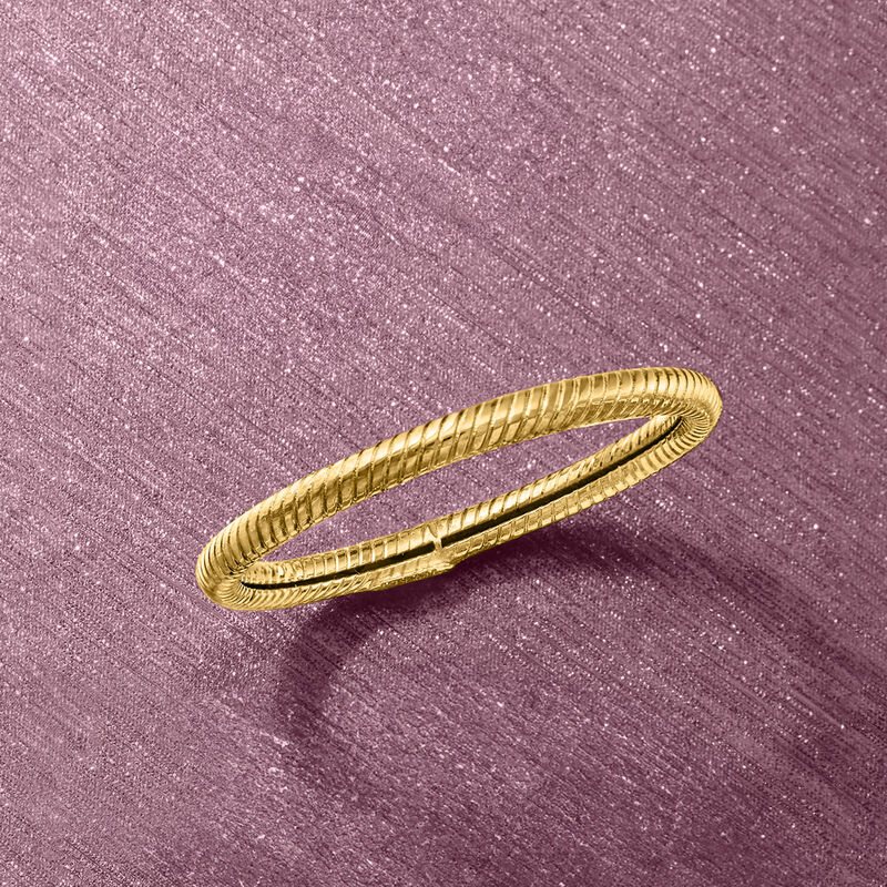 14kt Yellow Gold Roped Ring image number 3