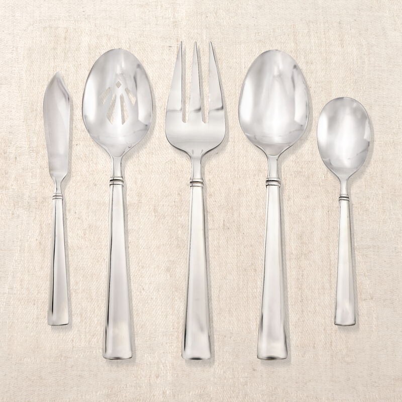 Reed & Barton "Perspective" 65-pc. Service for 12 Stainless Steel Flatware image number 1