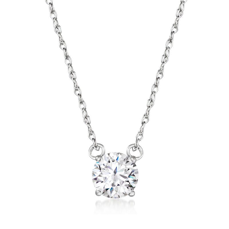 .70 Carat Diamond Solitaire Necklace in Platinum image number 0