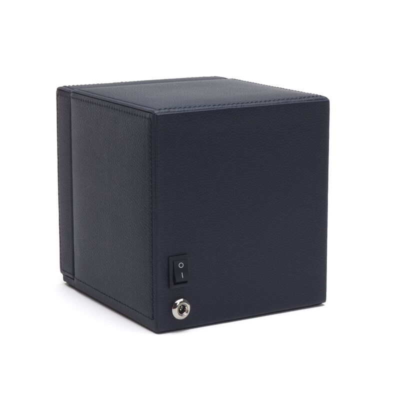 WOLF &quot;Cub Winder&quot; Navy Single Watch Winder with Cover  image number 2