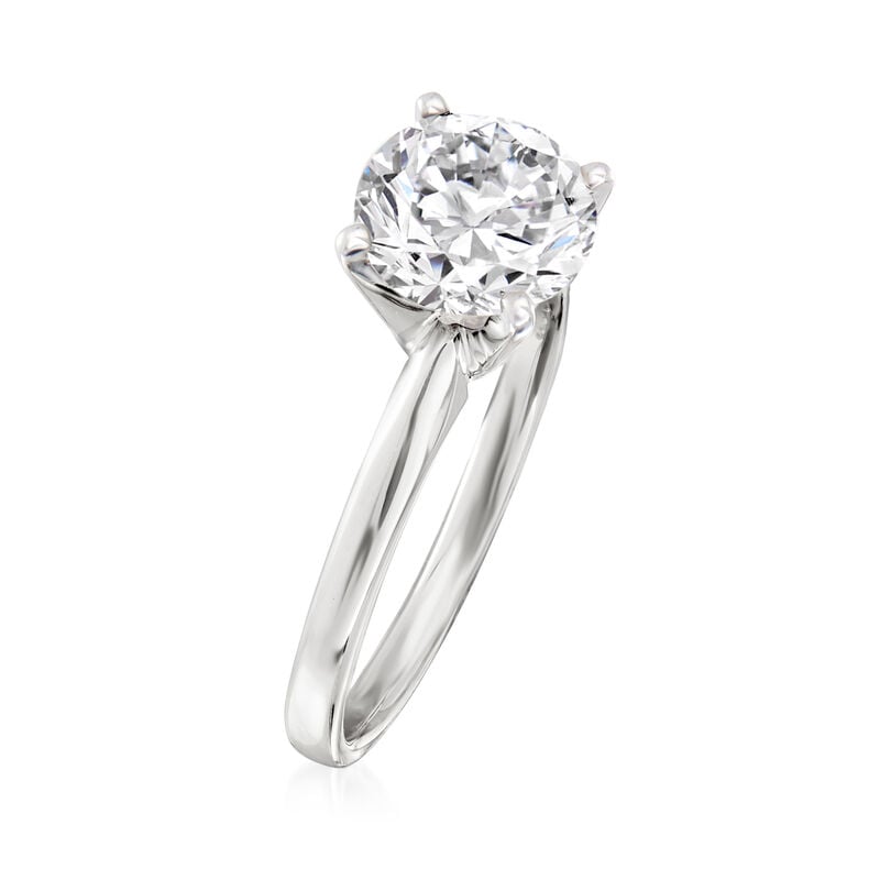 2.00 Carat Diamond Solitaire Ring in 14kt White Gold image number 2