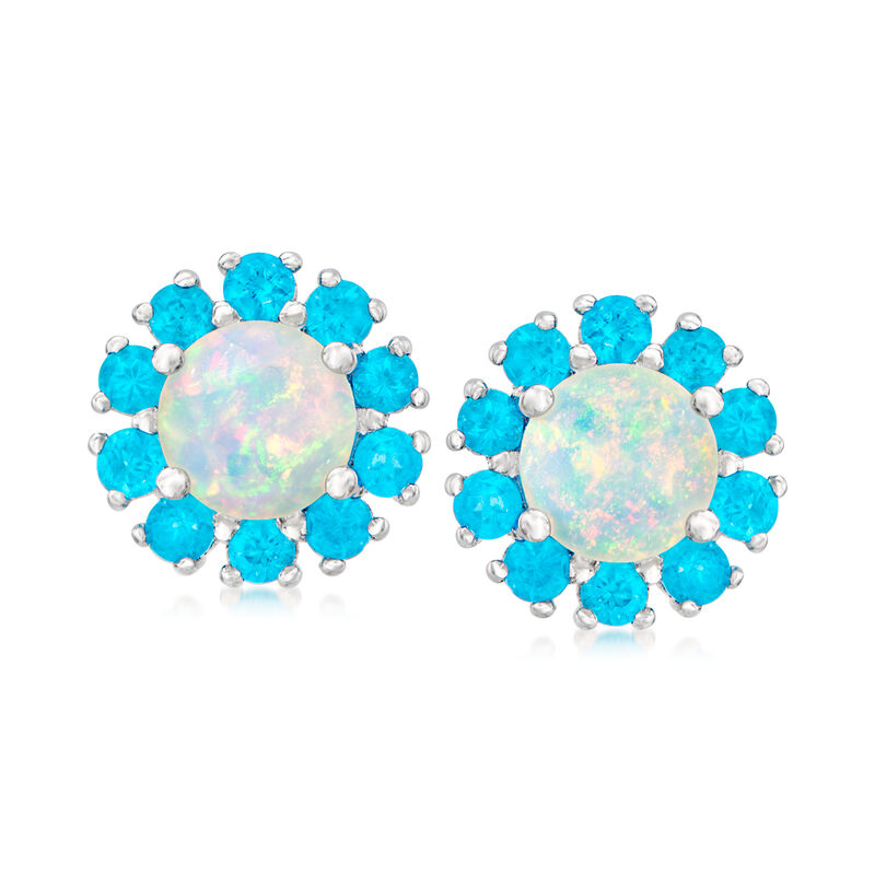 Aster Apatite Sterling Silver Earrings