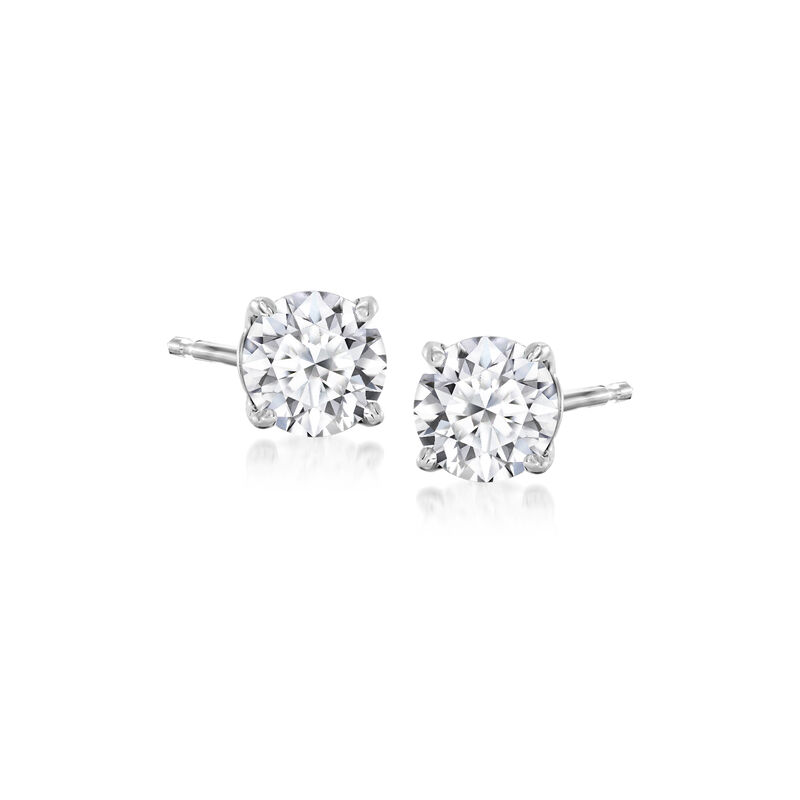1.00 ct. t.w. Lab-Grown Diamond Stud Earrings in Platinum  image number 0