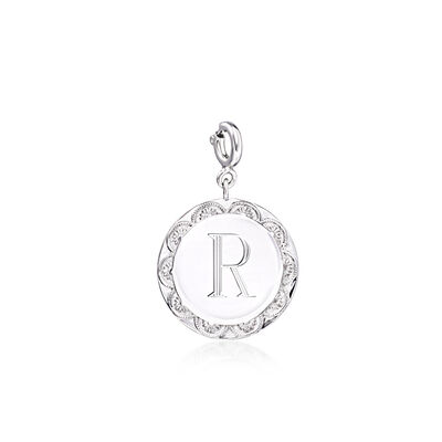 Sterling Silver Personalized Disc Charm