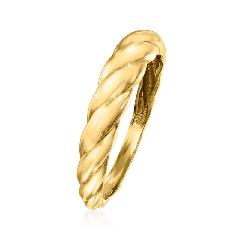 14kt Yellow Gold Shrimp Ring image number 1