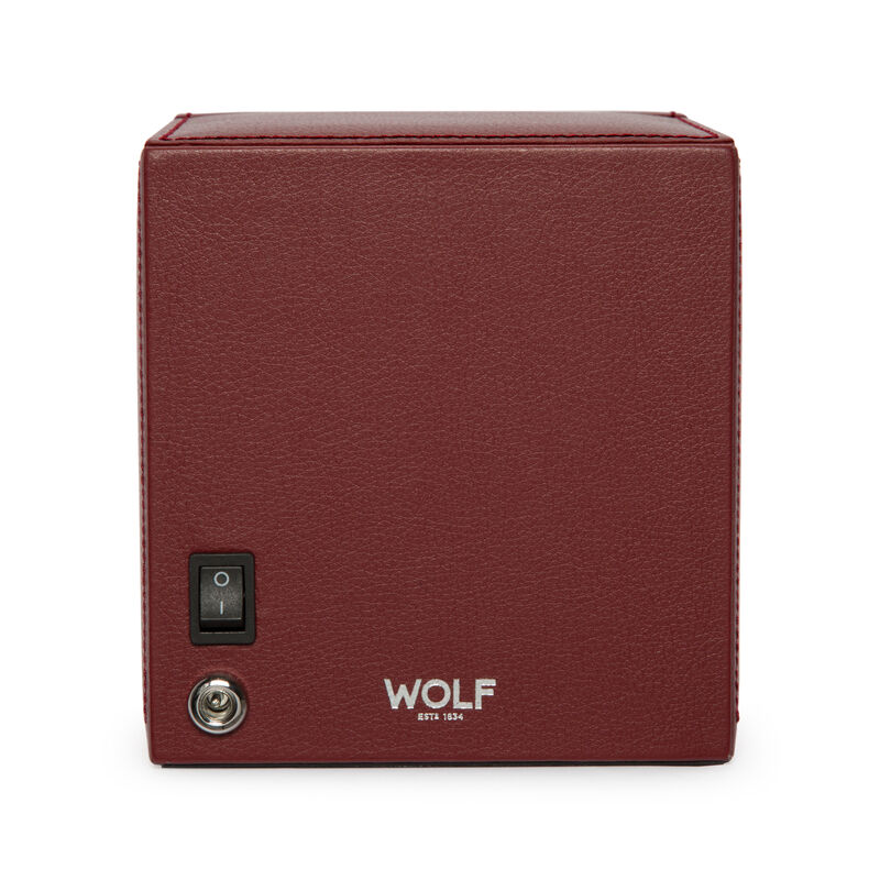 WOLF "Cub" Bordeaux Vegan Leather Watch Winder image number 1