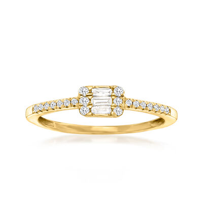 .20 ct. t.w. Diamond Cluster Ring in 10kt Yellow Gold