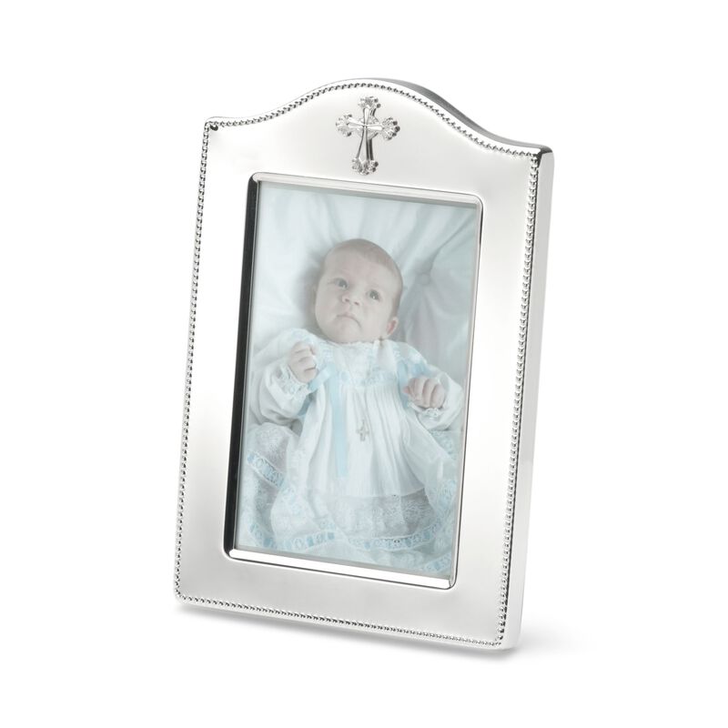 Reed & Barton &quot;Abbey Cross&quot; Silver Plate Frame image number 0