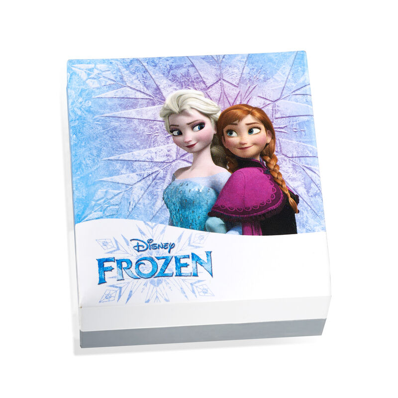 Child's Disney &quot;Frozen&quot; 14kt Yellow Gold Snowflake Pendant Necklace with CZ Accent. 15&quot; image number 1