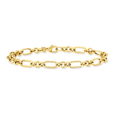 Italian 14kt Yellow Gold Cable-Link Bracelet