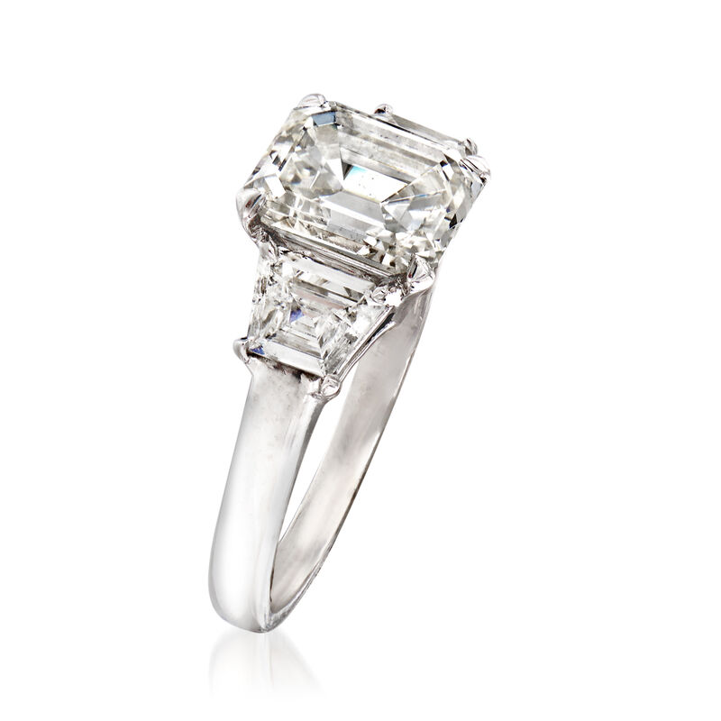 Majestic Collection 2.91 ct. t.w. Diamond Ring in Platinum. Size 6 image number 1