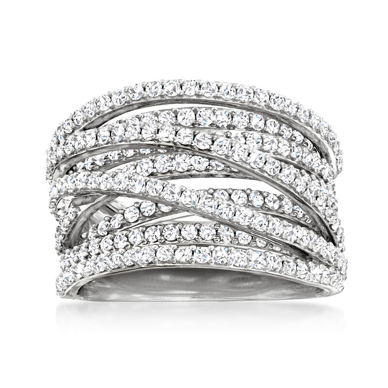 2.50 ct. t.w. Diamond Highway Ring in Sterling Silver image number 0