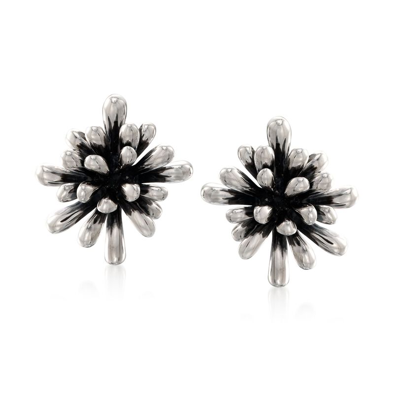 Zina Sterling Silver &quot;Fireworks&quot; Clip-On Earrings image number 0