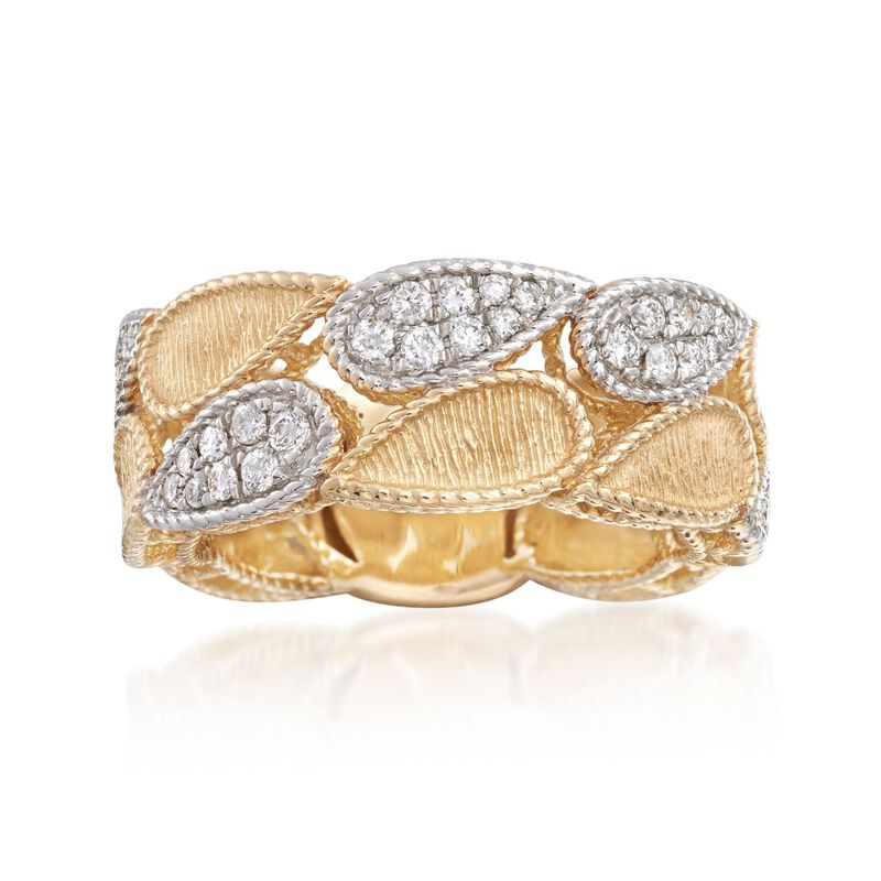 .45 ct. t.w. Diamond Teardrop Ring in 14kt Yellow Gold. Size 5 image number 0