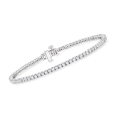 2.00 ct. t.w. Lab-Grown Diamond Tennis Bracelet in Sterling Silver