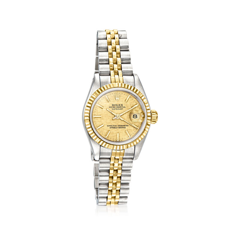 Pre-Owned Rolex Datejust Women's 26mm Automatic Stainless Steel and 18kt Yellow Gold Watch  image number 0