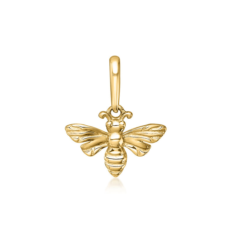 14kt Yellow Gold Bumblebee Pendant image number 0