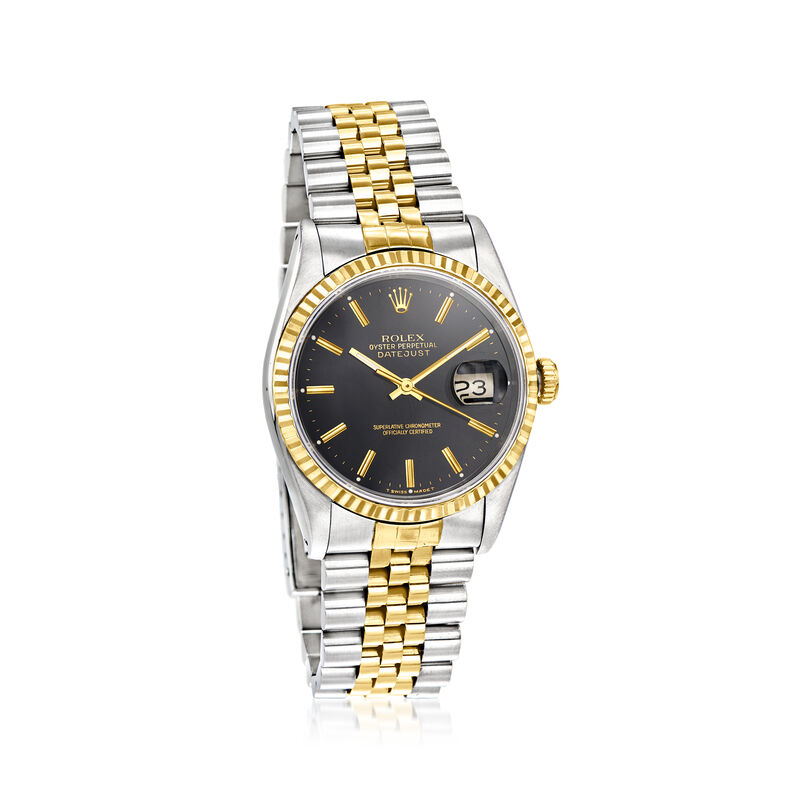 Pre-Owned Rolex Datejust Men's 36mm Automatic Stainless Steel and 18kt Yellow Gold  image number 0