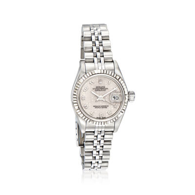Pre-Owned Rolex Datejust Women's 26mm Automatic Stainless Steel and 18kt White Gold Watch
