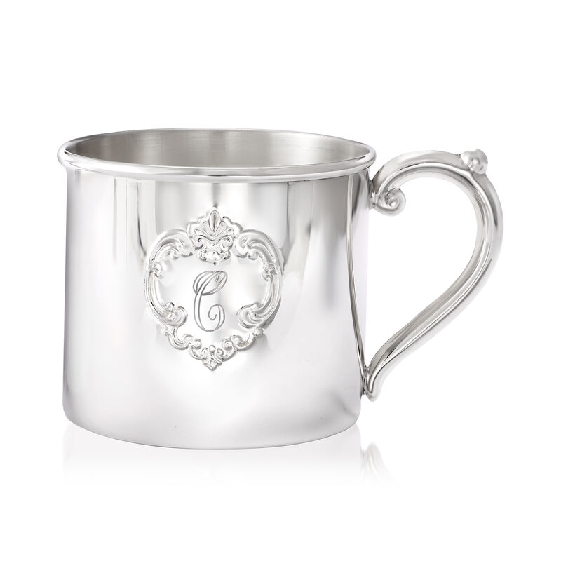 Gorham &quot;Chantilly&quot; Sterling Silver Personalized Baby Cup image number 0