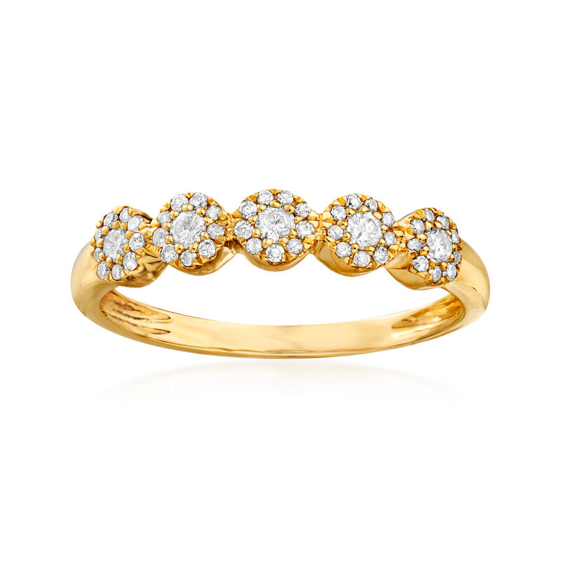 .25 ct. t.w. Diamond Circle Ring in 14kt Yellow Gold image number 0