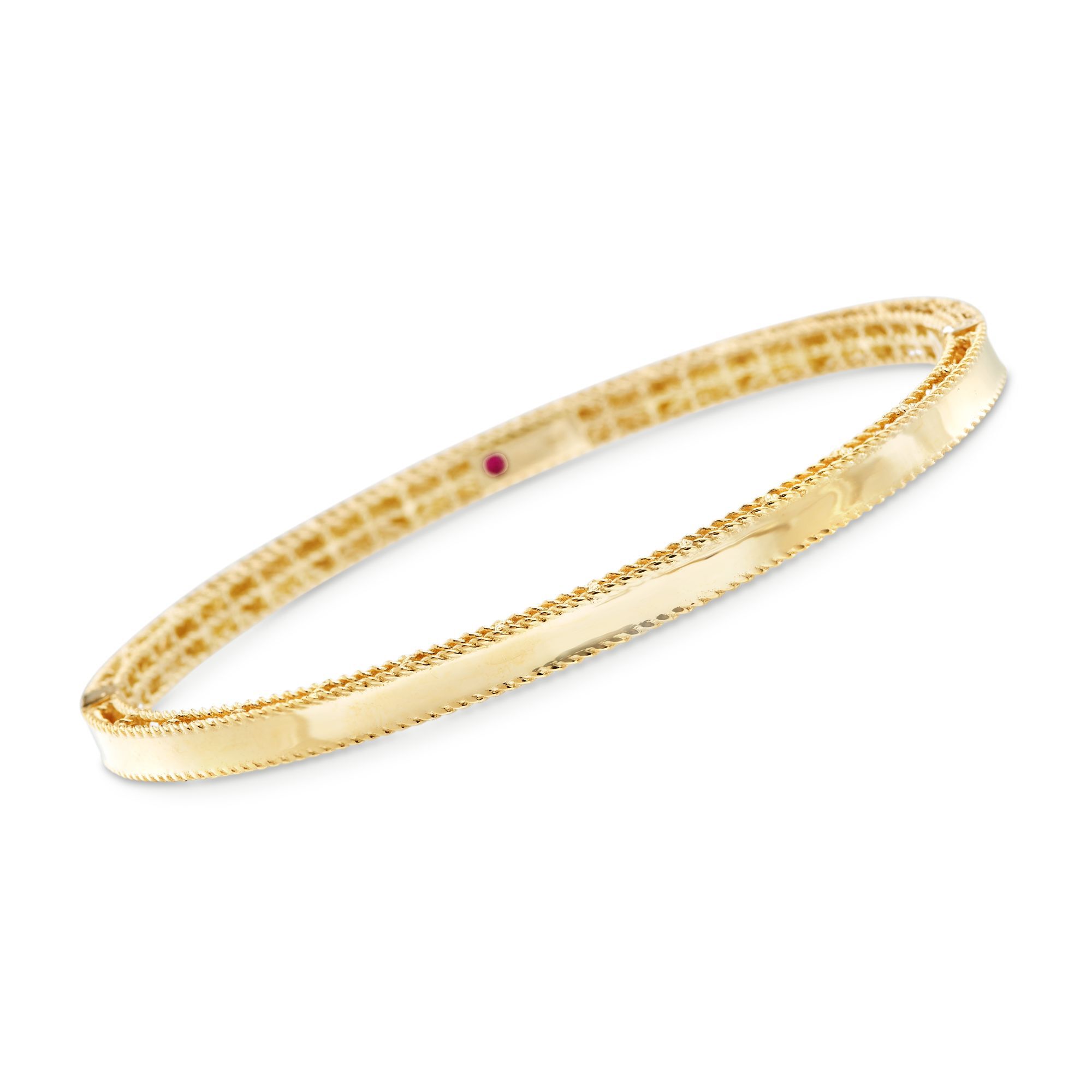 Roberto Coin Symphony Princess 18kt Yellow Gold Bangle Bracelet