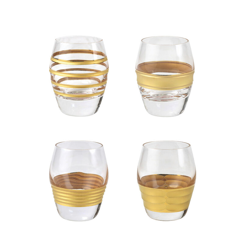 Vietri &quot;Raffaello&quot; Set of 4 Liquor Glasses from Italy image number 0