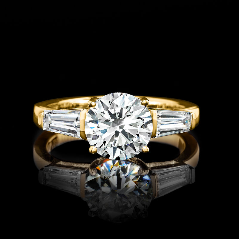 2.50 ct. t.w. Lab-Grown Diamond Ring in 14kt Yellow Gold image number 3