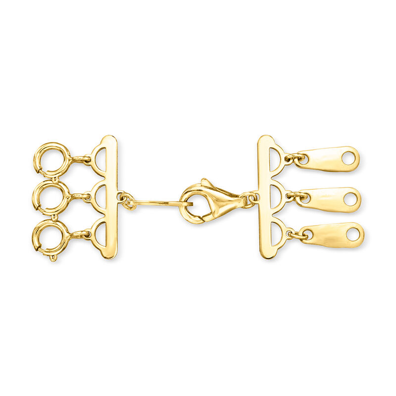 Italian 10kt Yellow Gold Layering Clasp  image number 0