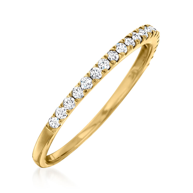 .25 ct. t.w. Diamond Stackable Ring in 14kt Yellow Gold image number 1