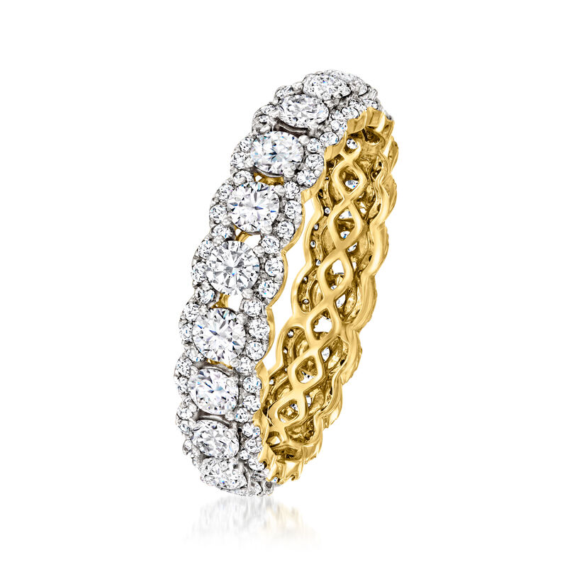 2.00 ct. t.w. Diamond Eternity Band in 14kt Yellow Gold image number 2