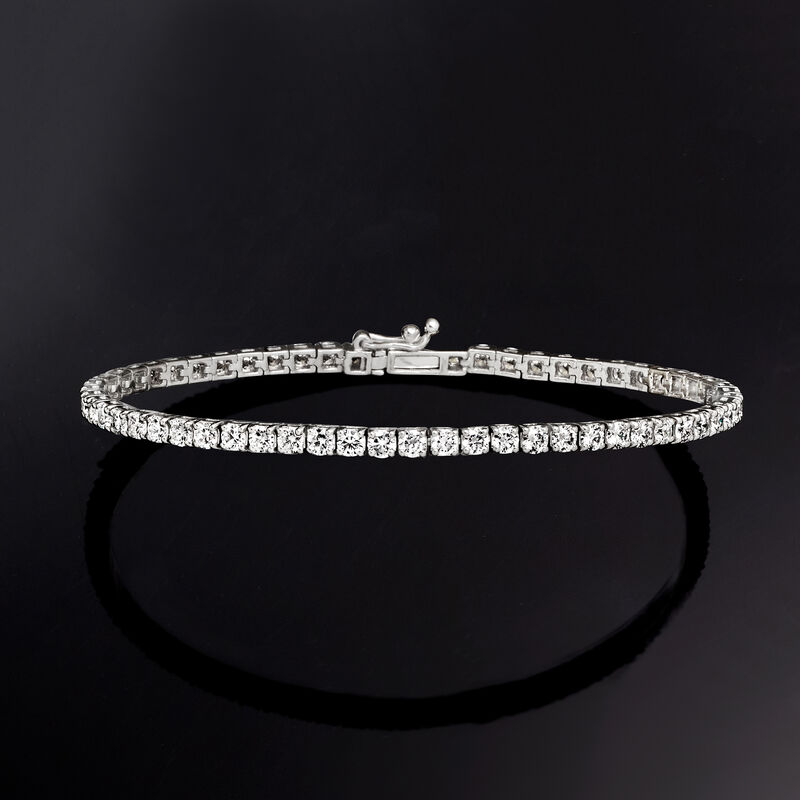 5.00 ct. t.w. Lab-Grown Diamond Tennis Bracelet in Platinum image number 2