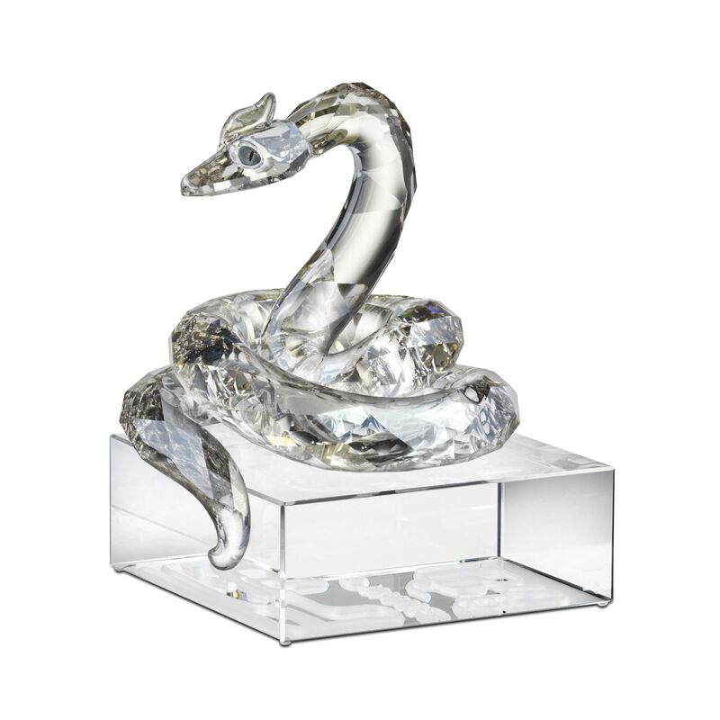 Swarovski Crystal "Snake" Chinese Zodiac Figurine image number 0