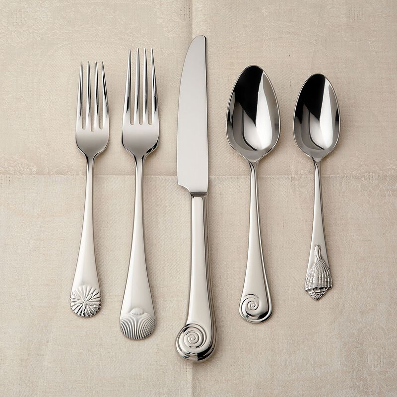 Reed & Barton &quot;Sea Shells&quot; 18/10 Stainless Steel Flatware  image number 0