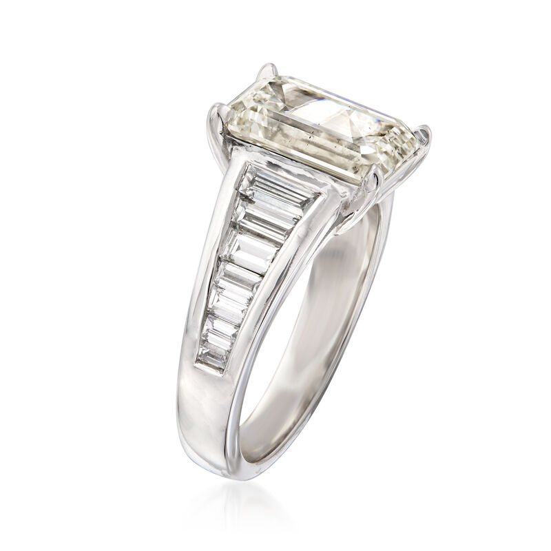 5.02 ct. t.w. Diamond Ring in 18kt White Gold image number 2