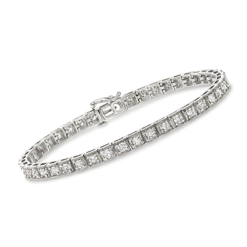 3.00 ct. t.w. Diamond Bracelet in 14kt White Gold image number 0