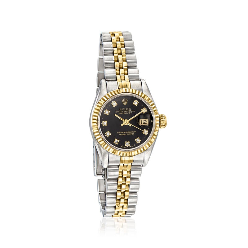 Pre-Owned Rolex Datejust Women's 26mm Automatic Stainless Steel and 18kt Yellow Gold Watch  image number 0