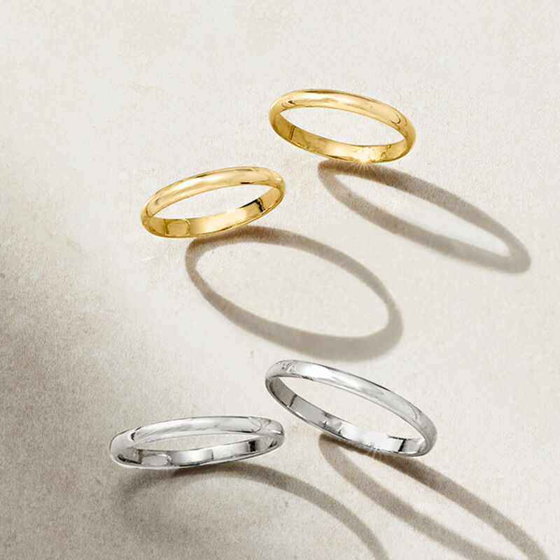 Sterling Silver and 14kt Yellow Gold Jewelry Set: Four Rings  image number 4