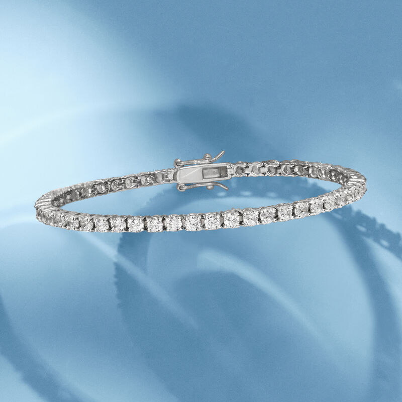 Sterling silver CZ bracelet