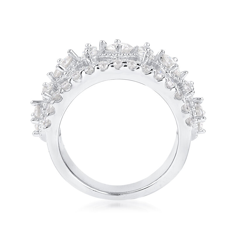 2.40 ct. t.w. Moissanite Ring in Sterling Silver. Size 7 image number 2