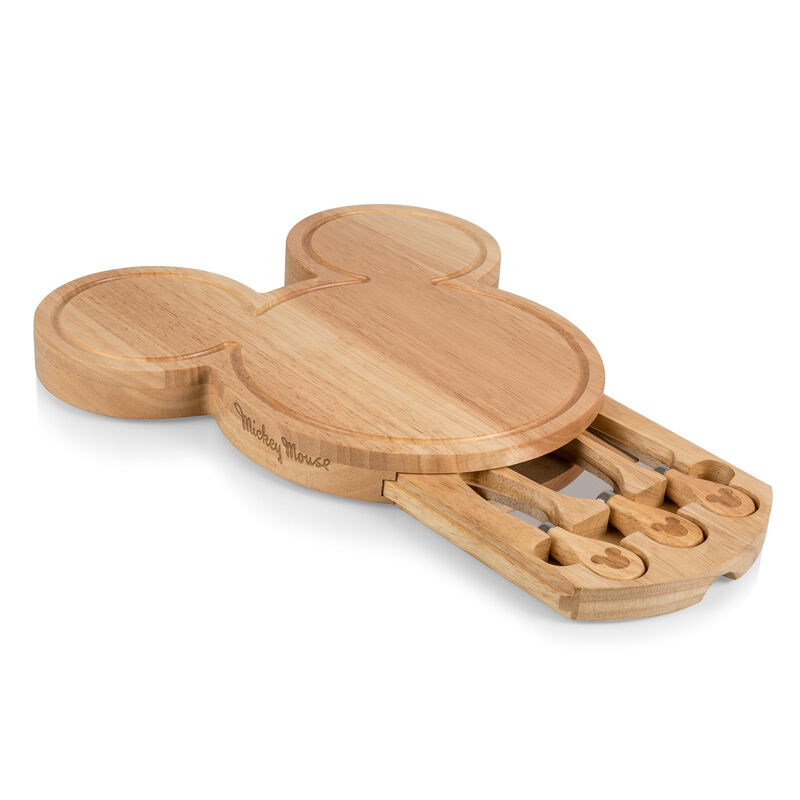 Mickey Mouse Head-Shaped Cheese Board with Set of 3 Tools image number 2