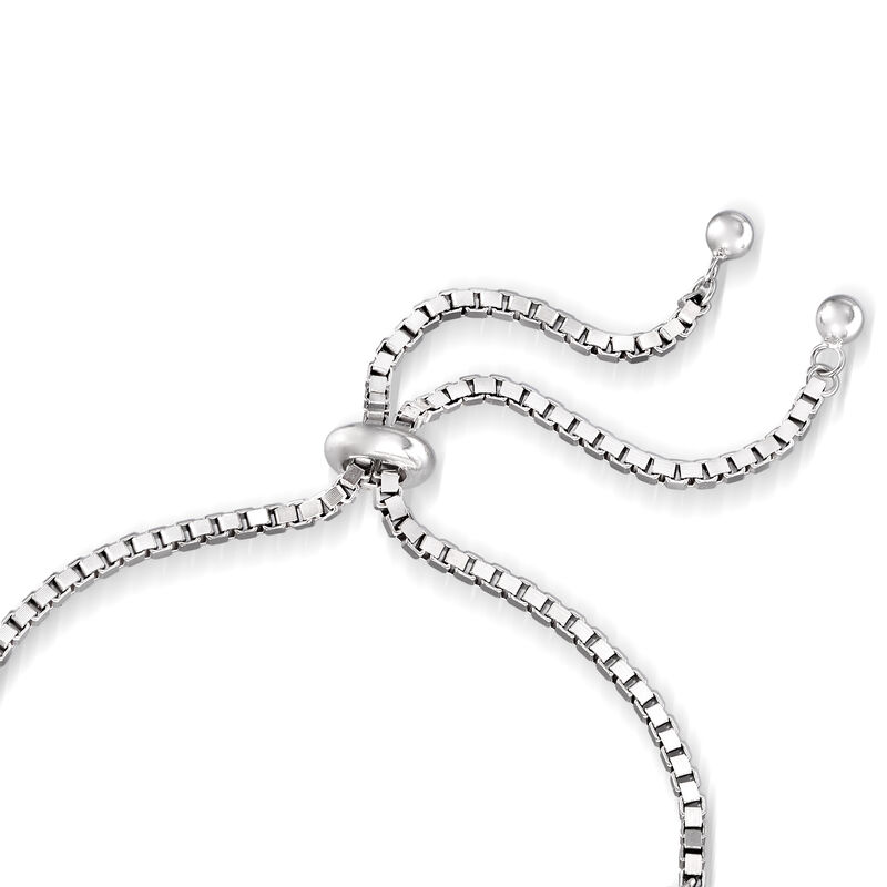 5.00 ct. t.w. Garnet Bolo Bracelet in Sterling Silver image number 2