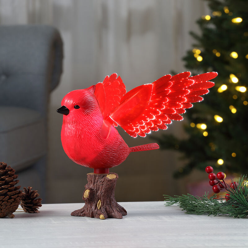 Mr. Christmas Animated Cardinal Tree Topper  image number 1