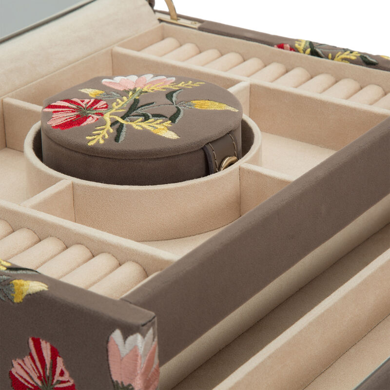 Wolf &quot;Zoe&quot; Mink Velvet Medium Jewelry Box image number 2