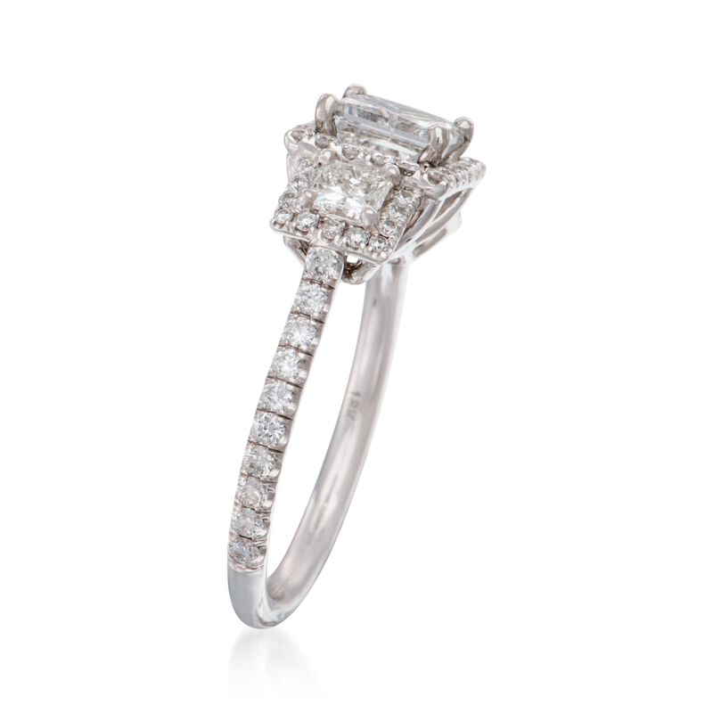 1.96 ct. t.w. Diamond Ring in 18kt White Gold. Size 6 image number 2