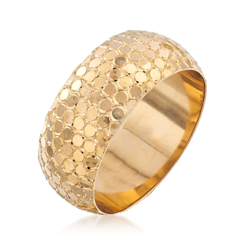 14kt Yellow Gold Sequin-Inspired Ring image number 2