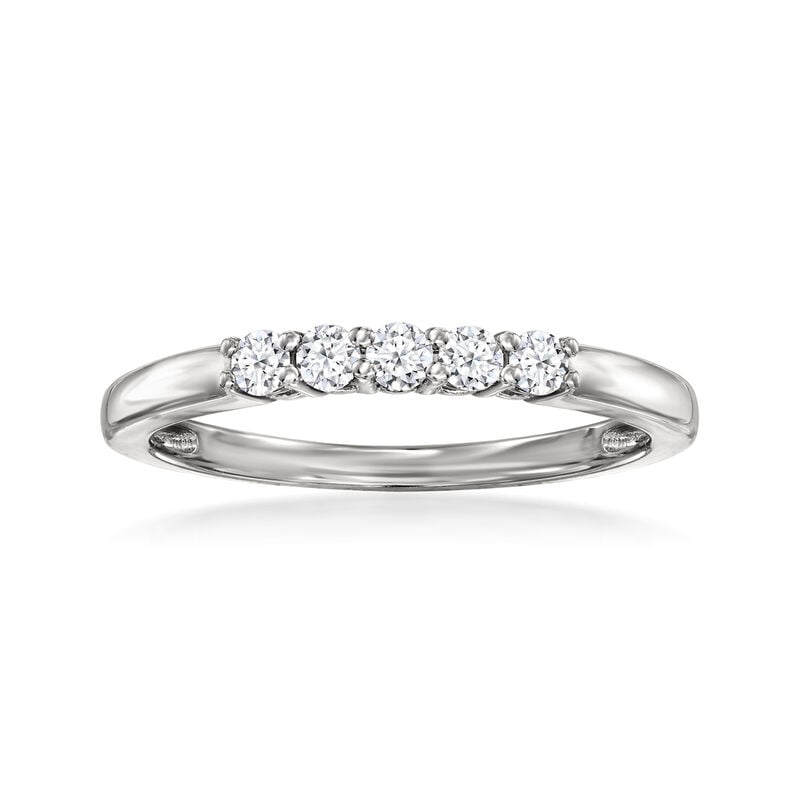 Sterling Silver Five Stone Ring Sterling Silver Five Stone Ring